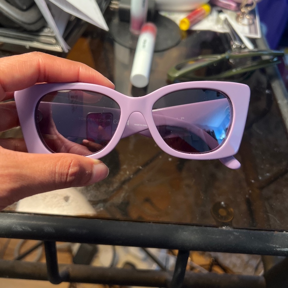 Tory Burch purple sunglasses